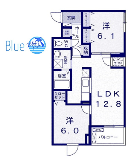 【間取り】 | ラシーヌ　菊名　Ⅱ　Ｓ