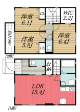 【間取り】 | 布佐酉町住宅
