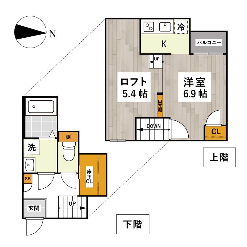 ADC津福の間取り