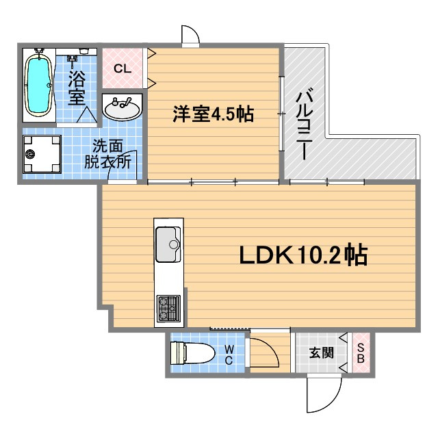 セラヴィ甲子園の間取り