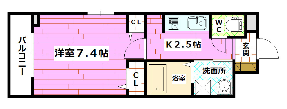 プティボヌールの間取り