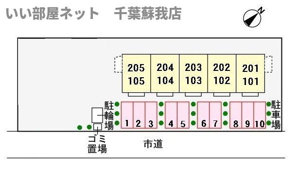 ラ・カーサ・ベルデの区画図