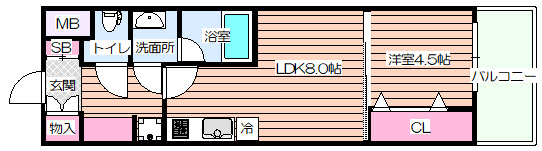 【間取り】 | LA CASA新北野Ⅱ