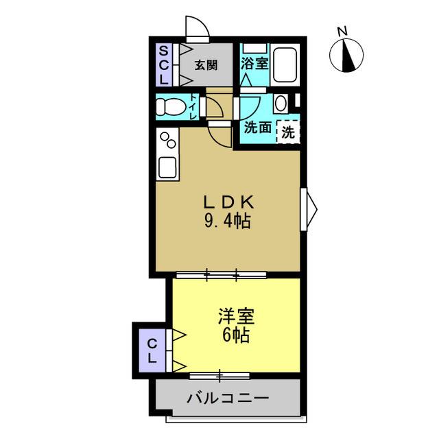 NAGAMORI新深江の間取り