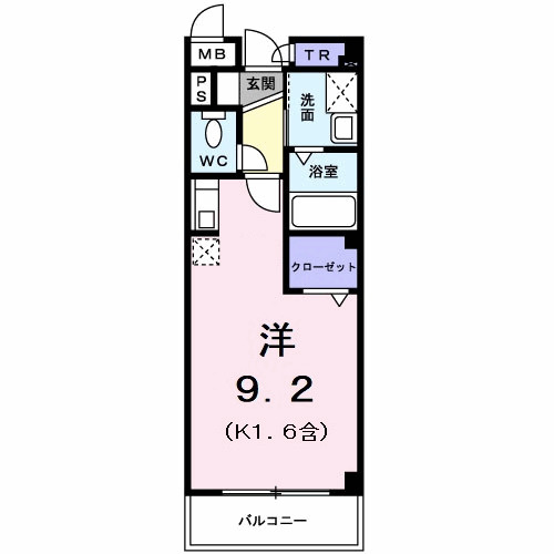 レジダンス上北台の間取り