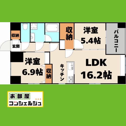 ヴィルクレア桜山の間取り