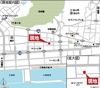 【地図】 | クレイドルガーデン石巻市松並第1