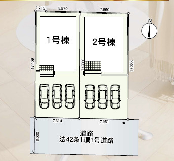 【区画図】 | クレイドルガーデン石巻市松並第1