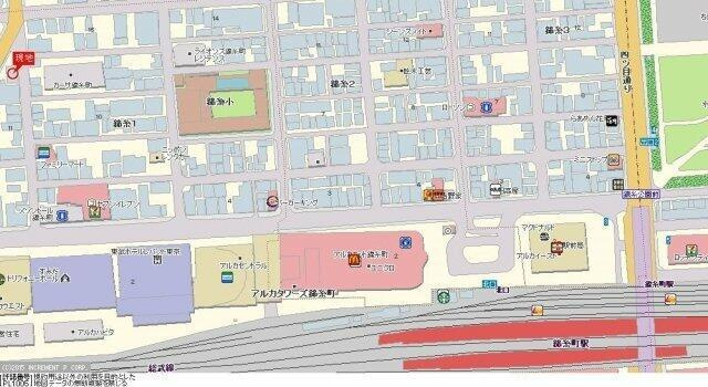 セントパレス錦糸町の地図