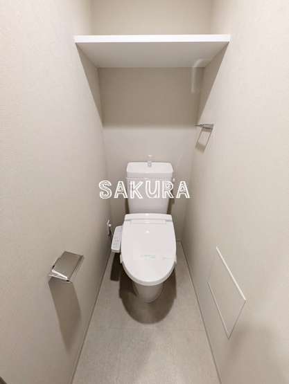 【トイレ】 | エステムプラザ横濱関内 | 落ち着いた色調のトイレです♪