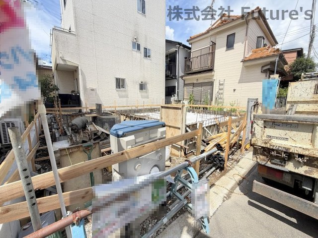 三郷市鷹野3丁目　新築戸建の外観|現地の写真になります。