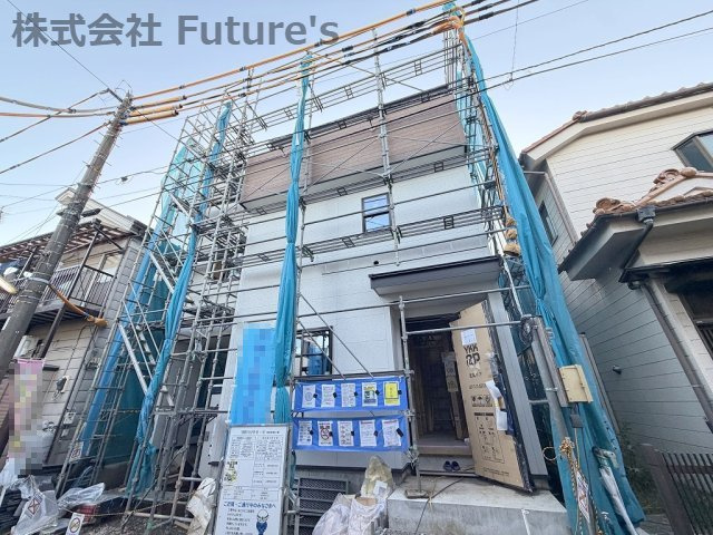 三郷市鷹野3丁目　新築戸建の外観|現地の写真になります。