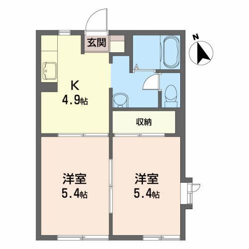 グリーンヒルズＣの間取り