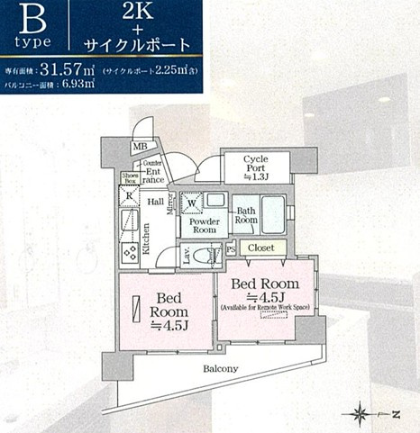 【間取り】 | ティモーネ羽田エアポート