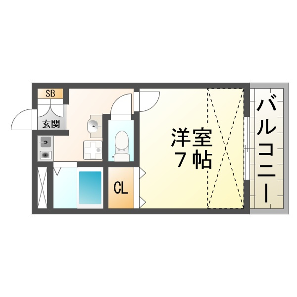 ニュープレジデント藤沢の間取り