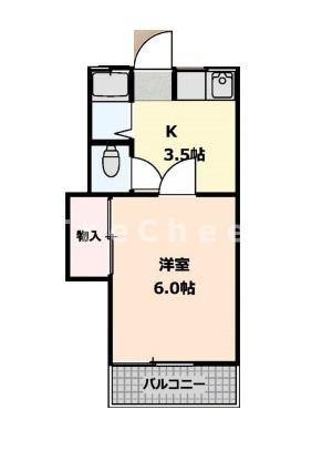 【間取り】 | リバーハイツC棟