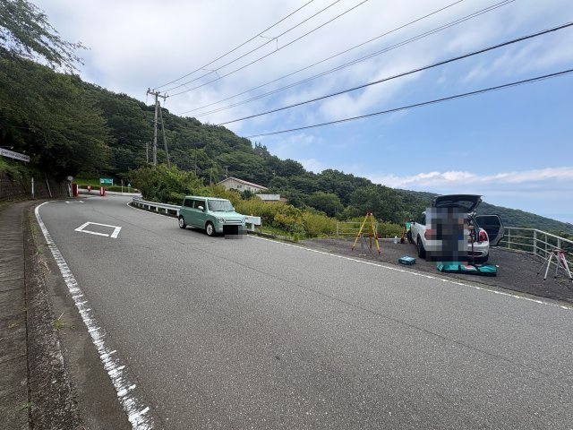熱海市　伊豆山の前面道路含む現地写真