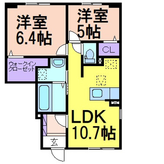 【間取り】 | （仮称）千渡アパート