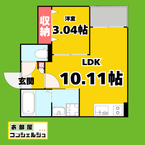 Jack inaeiⅢの間取り