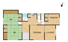 【間取り】 | 大館市釈迦内字高館下8-27・中古住宅☆期間限定現況販売☆