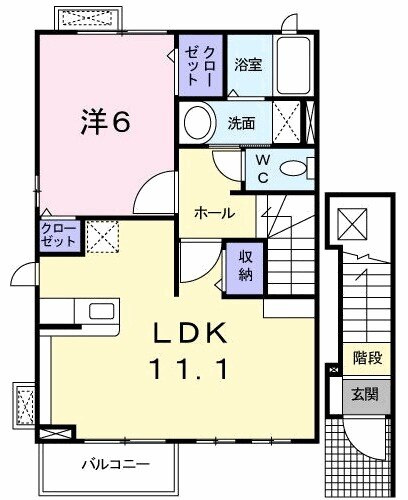 ジュネスＡの間取り