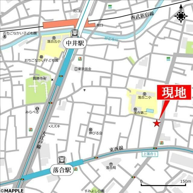 オークレール上落合の周辺