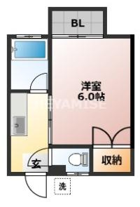 PlanetCore片淵A棟の間取り