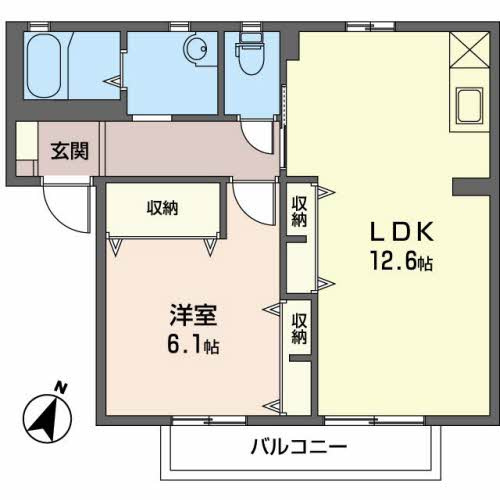アンソレーユの間取り