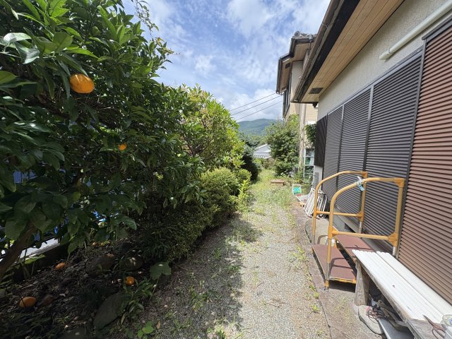 湯河原町　若草山分譲地の庭