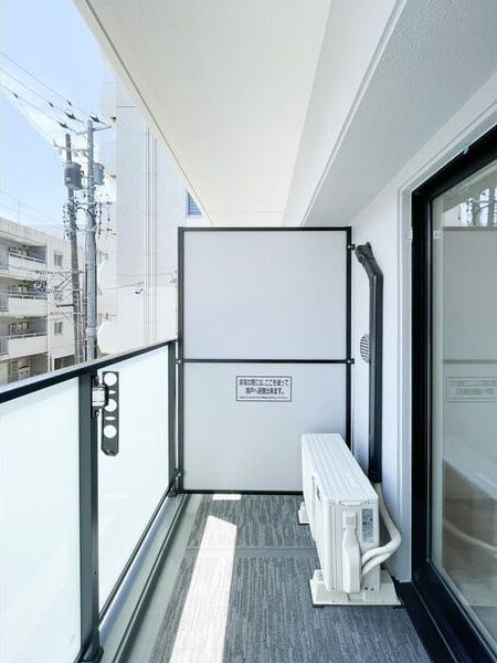 S-RESIDENCE今池beleta(ベレータ)キャンペーン中のバルコニー