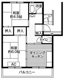【間取り】 | ビレッジハウス台宿2号棟