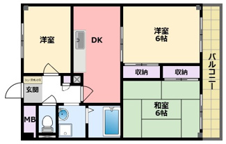 【間取り】 | ルキア武庫川
