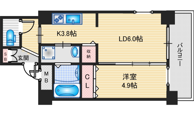 【間取り】 | スプランディッド茨木天王