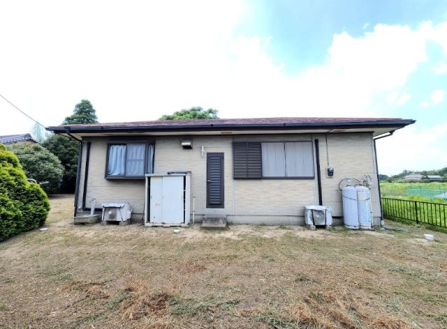 大網白里市南横川　平屋中古戸建の外観|敷地約253坪 3LDK平屋　自然豊かな田園地帯 家庭菜園が可能です