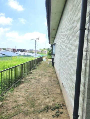 大網白里市南横川　平屋中古戸建の庭|敷地約253坪 3LDK平屋　自然豊かな田園地帯 家庭菜園が可能です