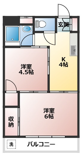 大英マンションの間取り
