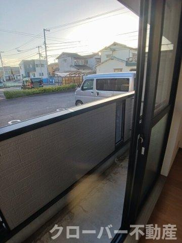 カーサ木太Ⅱのバルコニー