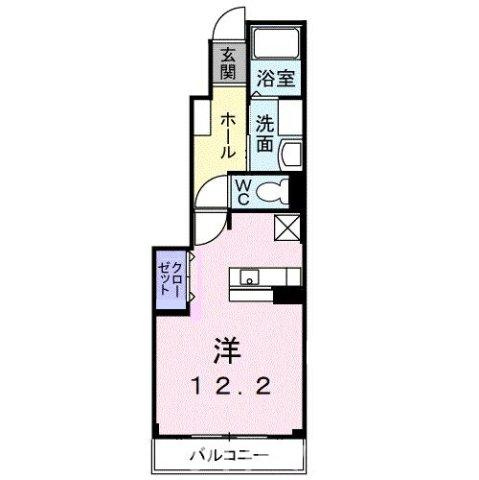 ソレアード太田　Ａの間取り