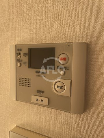 レシェンテ西梅田の設備|レシェンテ西梅田　モニター付きインターホン
