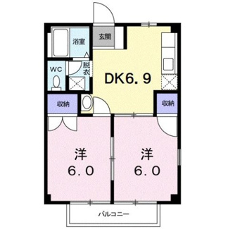 【間取り】 | サンハイツＡ