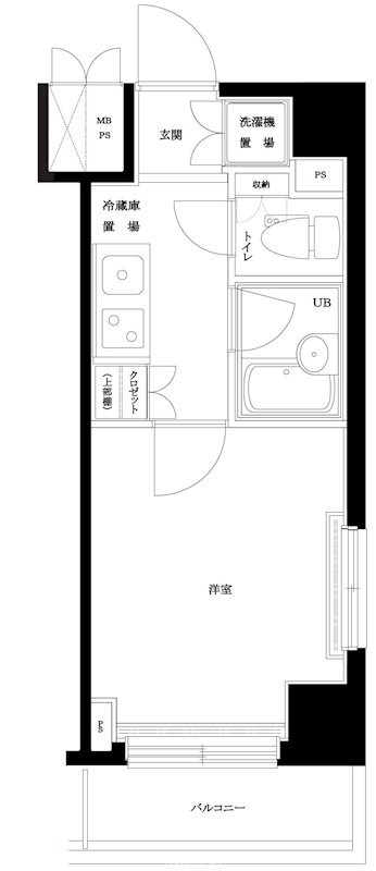 ルーブル東蒲田 の間取り|間取りです。