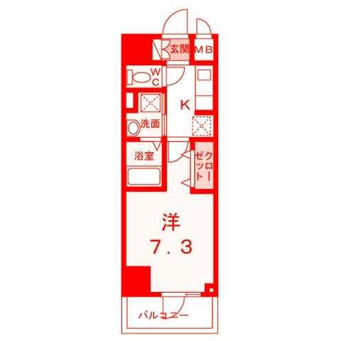 スアヴィス平塚八千代の間取り