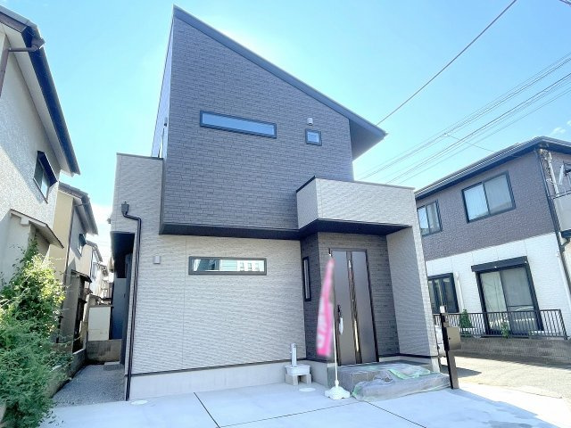 【外観】 | ふじみ野市桜ケ丘3丁目　新築一戸建住宅　限定1棟（ふじみ野店） | 耐震等級3、維持管理対策等級3、劣化対策等級3取得。断熱等性能等級4、一次エネルギー消費量等級4取得。