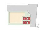 【区画図】 | ふじみ野市桜ケ丘3丁目　新築一戸建住宅　限定1棟（ふじみ野店） | 角地に面し、開放的なお住まい。カースペース2台分駐車可！※車種による。