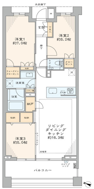 ジェイグランディア日吉の間取り