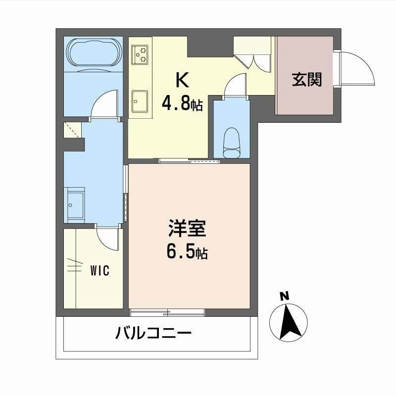 グランメゾン天神の間取り