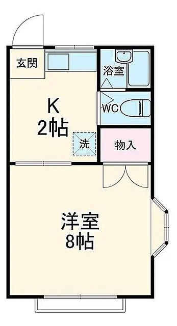 伊藤ハイツの間取り