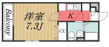 【間取り】 | リブリ・MSハイツ 弐番館
