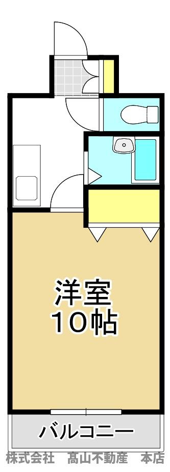 ギャラン文教の間取り|※掲載写真は同タイプの別号室です。実際の仕様・設備は内見時にご確認ください
