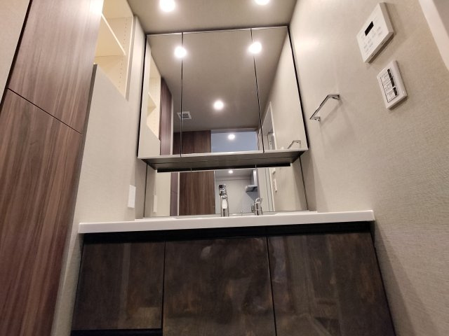 レーベン水戸ONE STATE TOWERの独立洗面台
